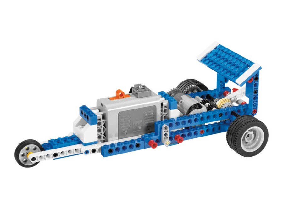 Máquinas Simples y Motorizadas 9686 Coche Bricks Ruedas Motor